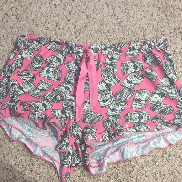 Circo Pink Slogan Tank and Money Print Shorts Set - Picture 7 of 7